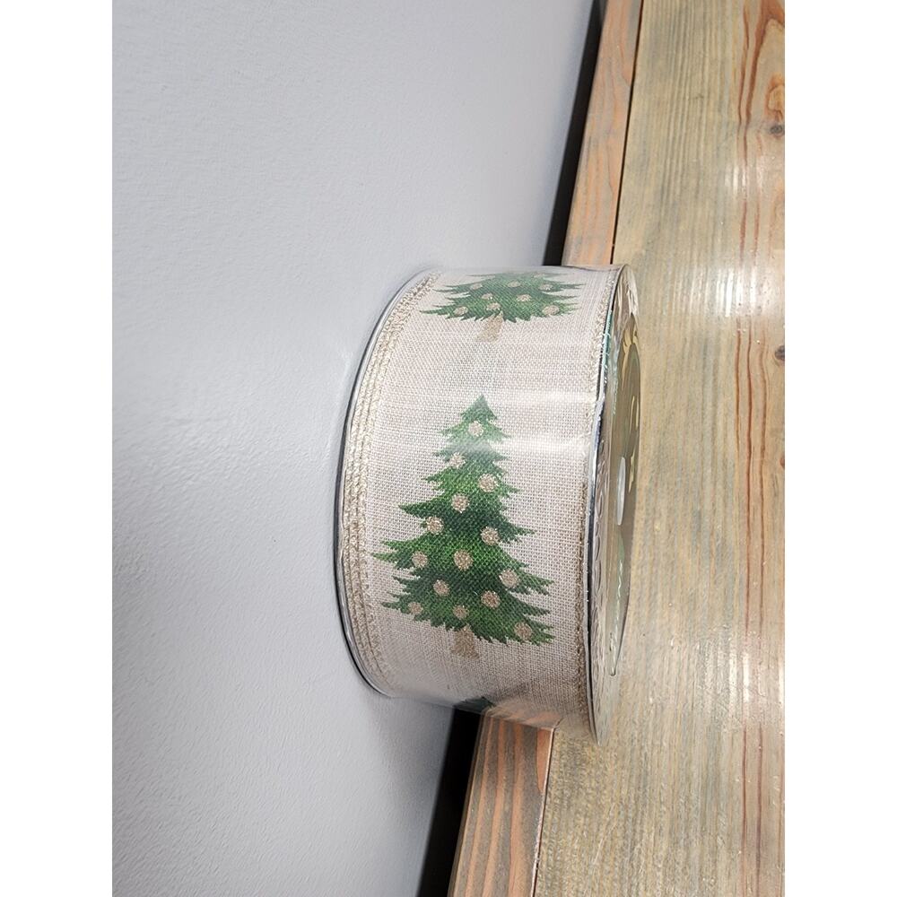 Member's Mark Premium Wired Edge Christmas Tree Ribbon, 2.5" Wide x 50 Yards